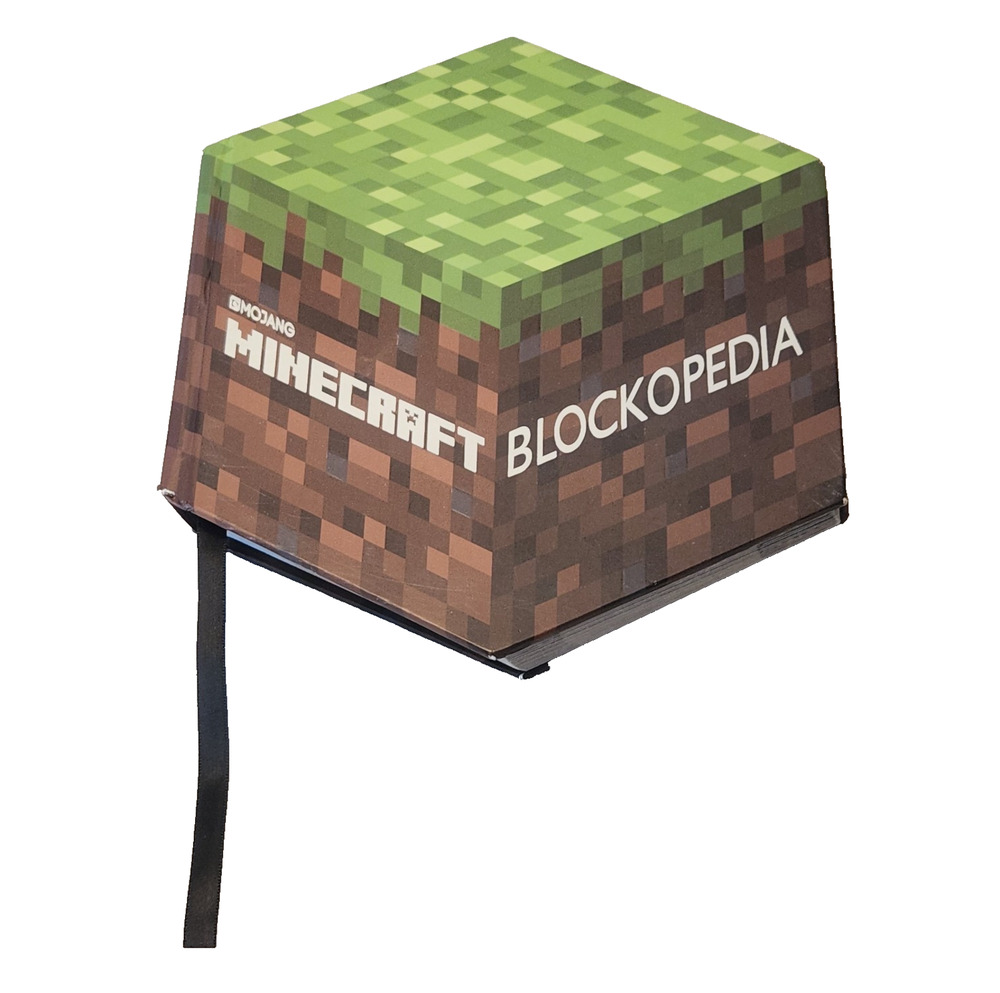 1st Edition Minecraft Blockopedia Official Mojang Handbook Hardcover Block Book